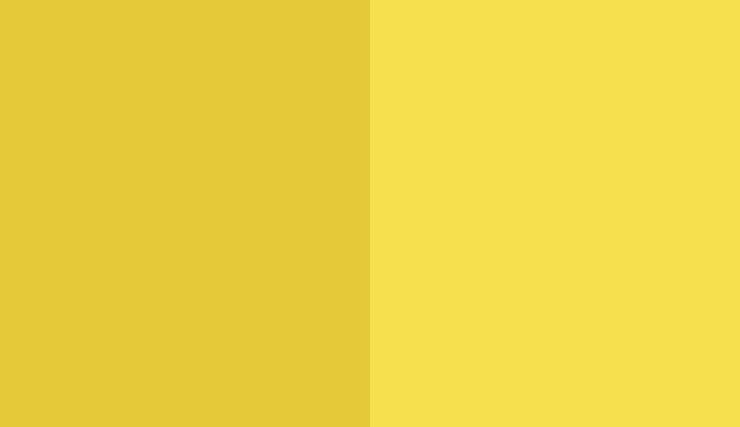 HEX #E5C936 to RAL 1016