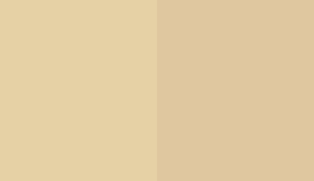 HEX #E6D1A5 to RAL 1014