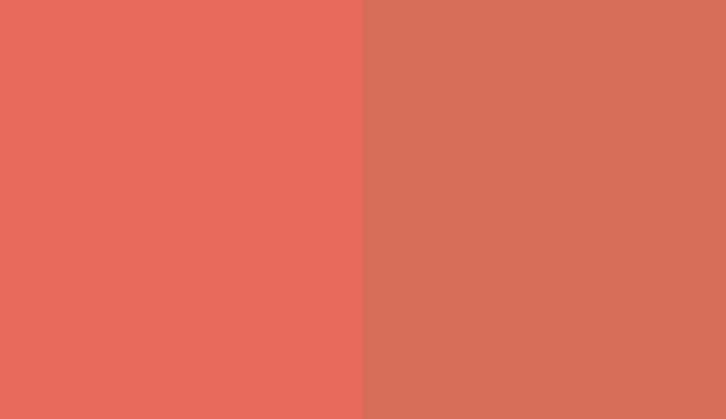 HEX #E76A5B to RAL 2012