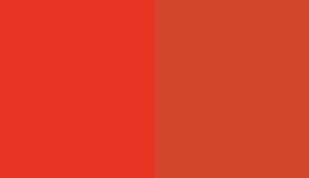 HEX #E83423 to RAL 040 50 70