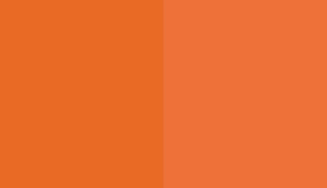 HEX #E86924 to RAL 2008