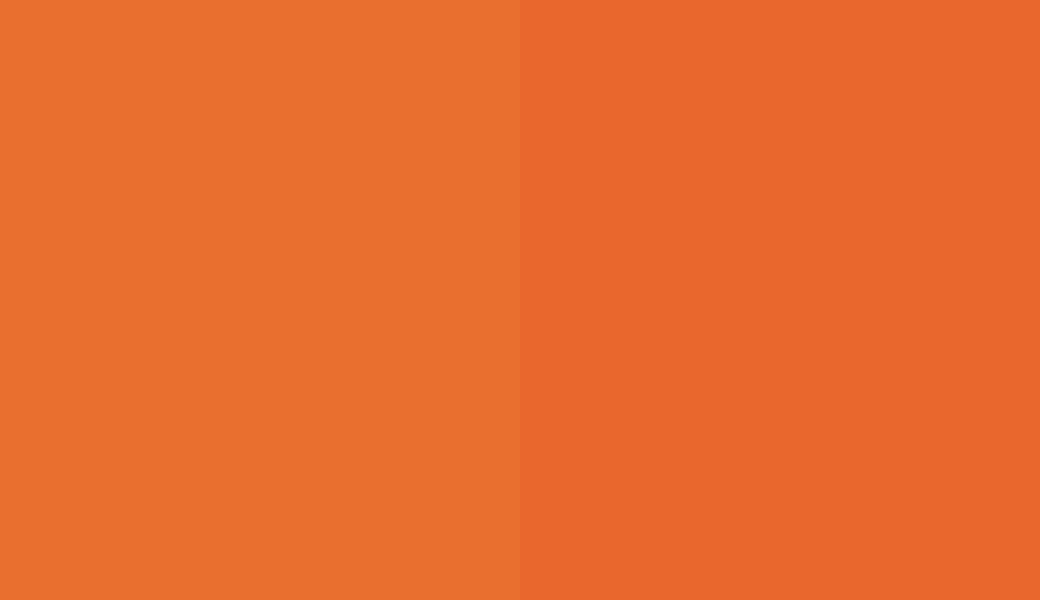 HEX #E96F2F to RAL 050 60 70 HEX #E96F2F to RAL 050 60 70