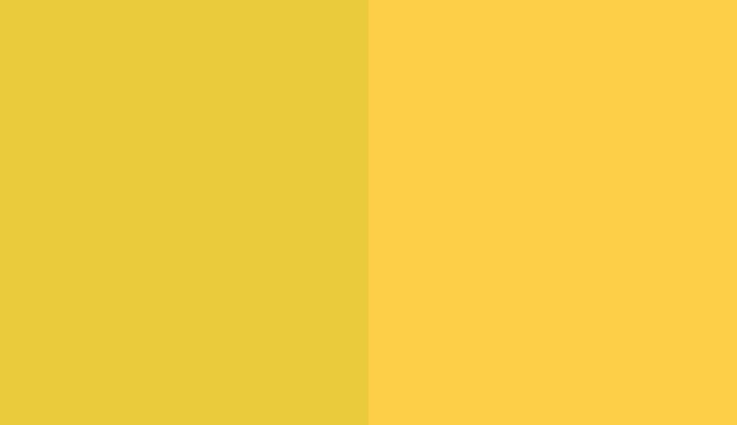 HEX #EACB3C to RAL 1018