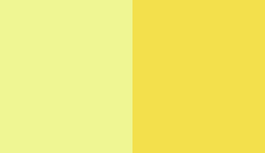 HEX #EFF693 to RAL 1016