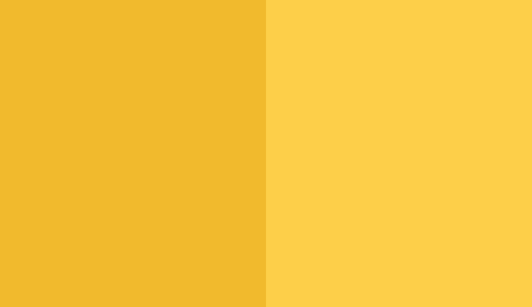 HEX #F1BA2D to RAL 1018