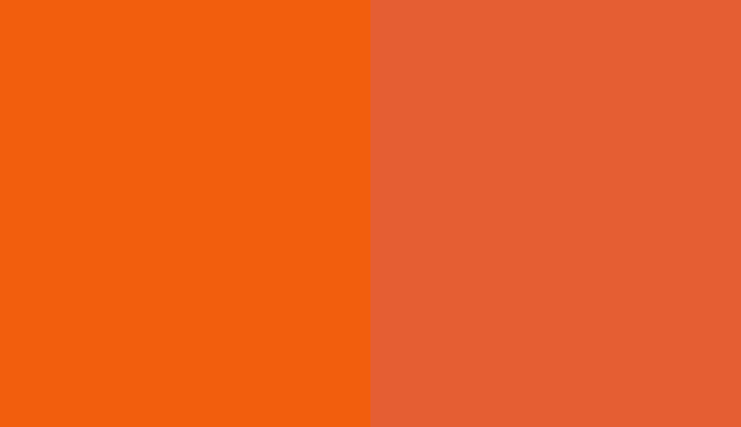 HEX #F25E0D to RAL 2004