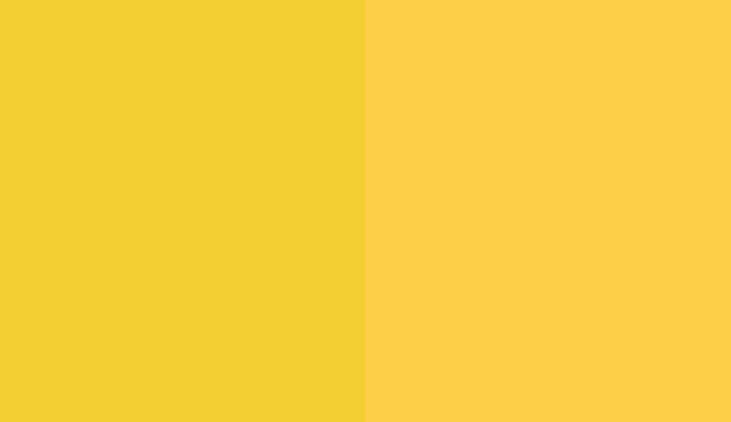HEX #F3CF31 to RAL 1018