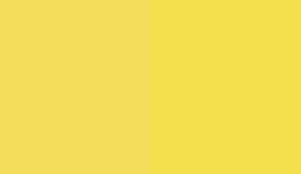 HEX #F4DD5B to RAL 1016