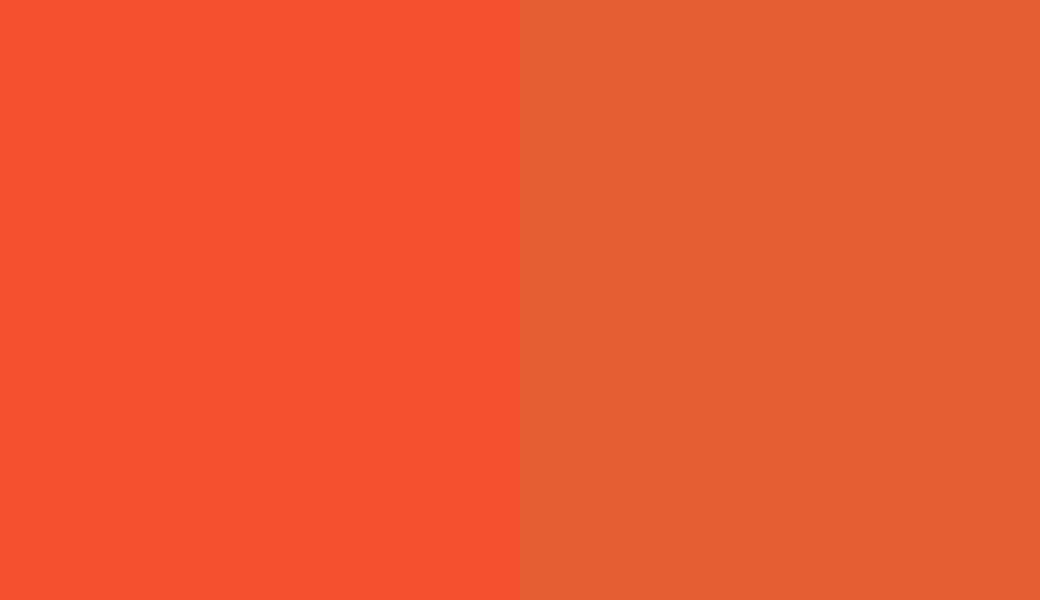 HEX #F5502F to RAL 2004