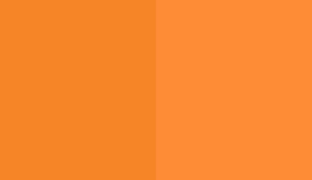 HEX #F58528 to RAL 060 70 70 HEX #F58528 to RAL 060 70 70