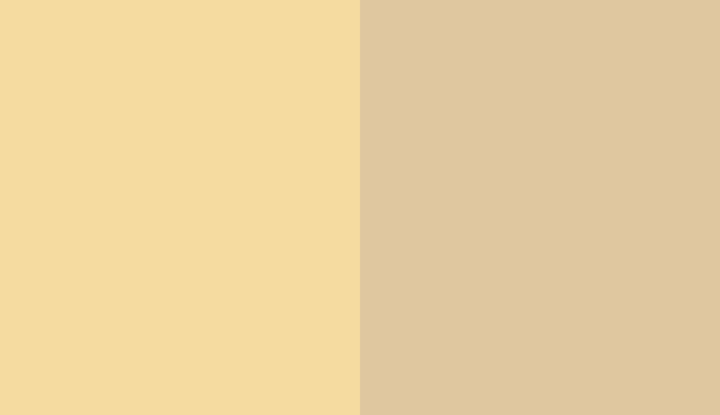 HEX #F5DBA0 to RAL 1014