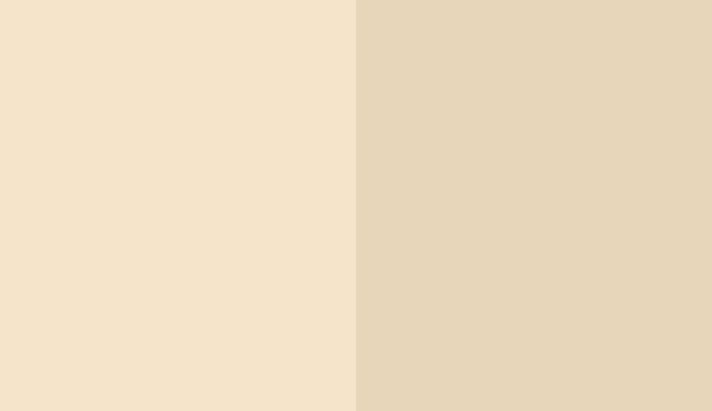 HEX #F5E4C9 to RAL 1015