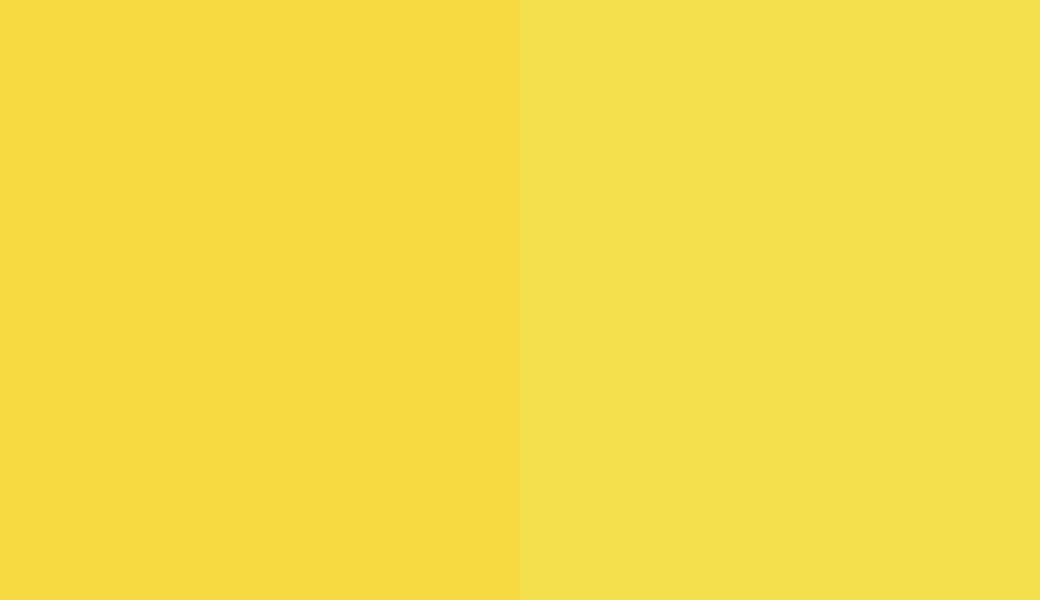 HEX #F7DA41 to RAL 1016 HEX #F7DA41 to RAL 1016