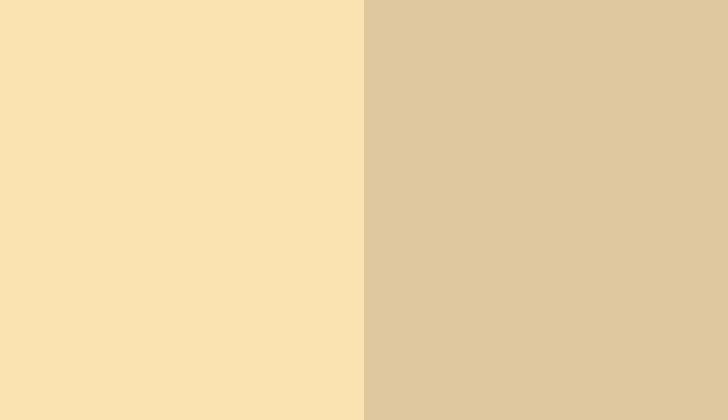 HEX #FAE3B1 to RAL 1014
