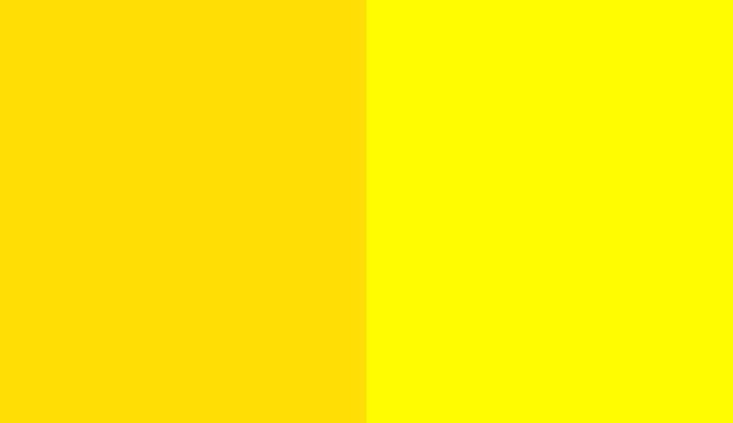 HEX #FCDD06 to RAL 1026 HEX #FCDD06 to RAL 1026