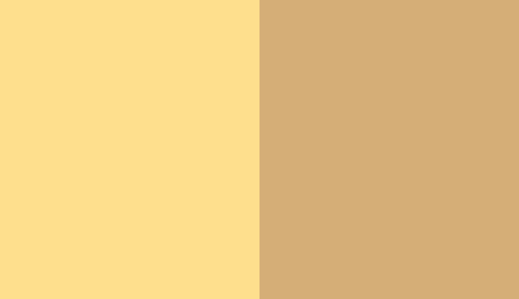 HEX #FEDF8D to RAL 1002 HEX #FEDF8D to RAL 1002