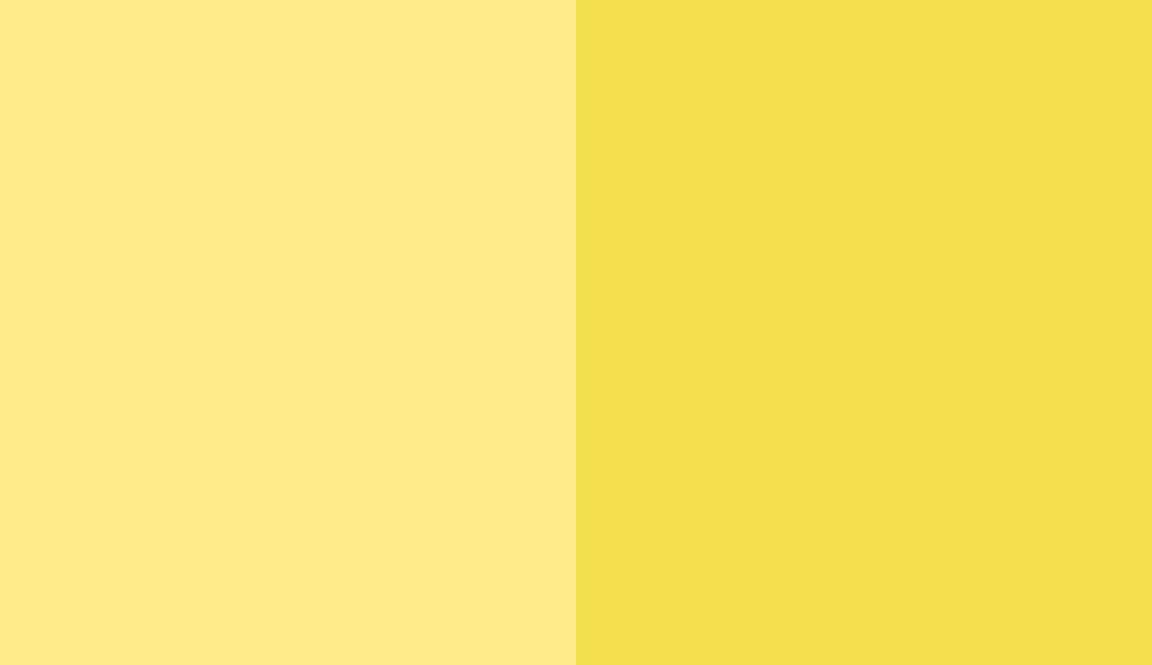HEX #FFEB89 to RAL 1016