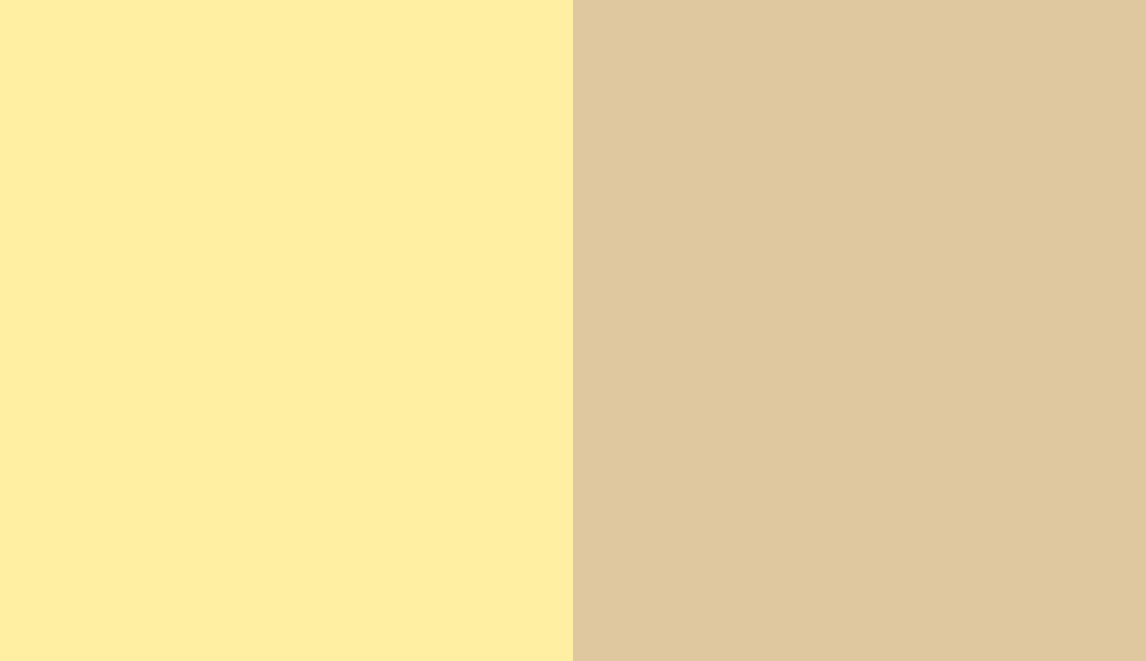 HEX #FFEFA3 to RAL 1014
