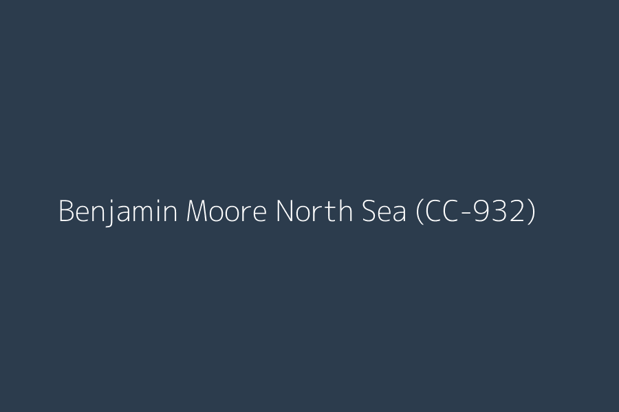 Benjamin Moore North Sea (CC-932) represented in HEX code #2c3c4d