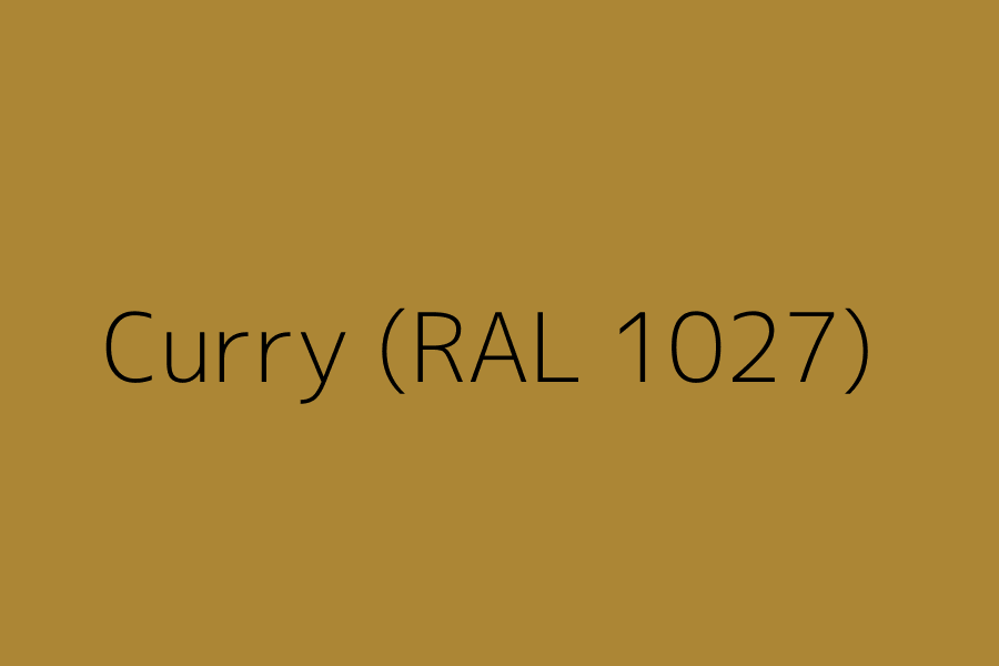 Curry (RAL 1027) represented in HEX code #ac8635