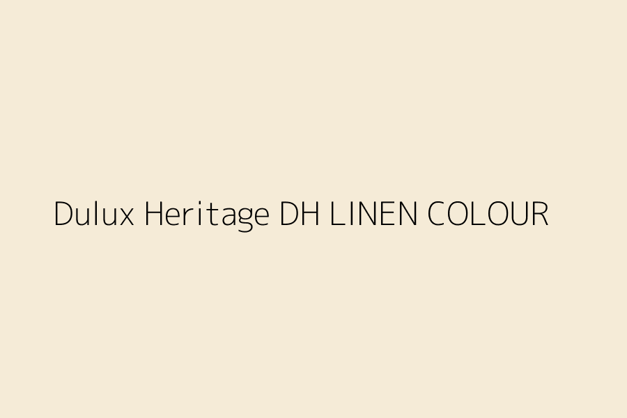 Dulux Heritage DH LINEN COLOUR represented in HEX code #f5ebd7
