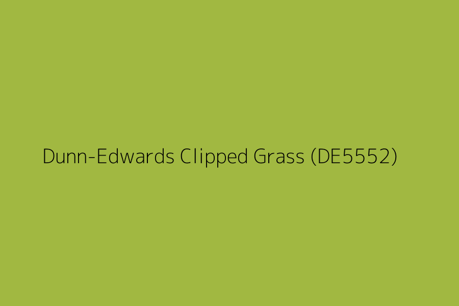 Dunn-Edwards Clipped Grass (DE5552) represented in HEX code #A1B841