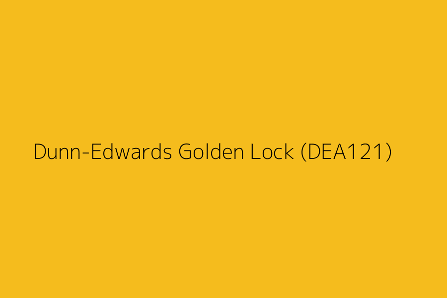 Dunn-Edwards Golden Lock (DEA121) represented in HEX code #F5BC1D