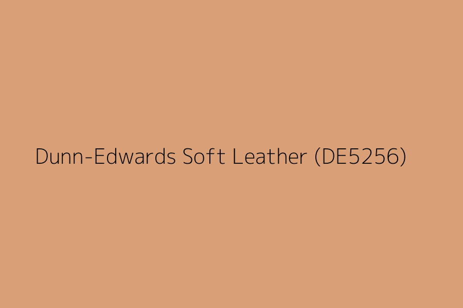 Dunn-Edwards Soft Leather (DE5256) represented in HEX code #d9a077