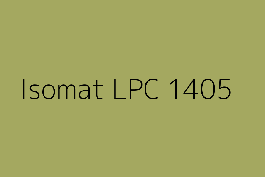 Isomat LPC 1405 represented in HEX code #a4a860