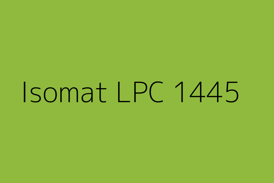 Isomat LPC 1445 represented in HEX code #8fba3e