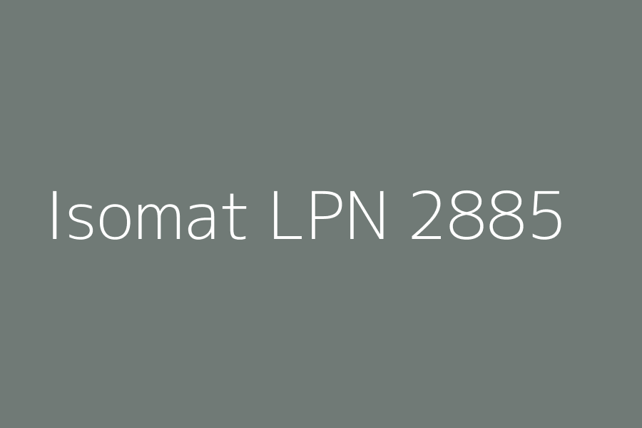 Isomat LPN 2885 represented in HEX code #707A76