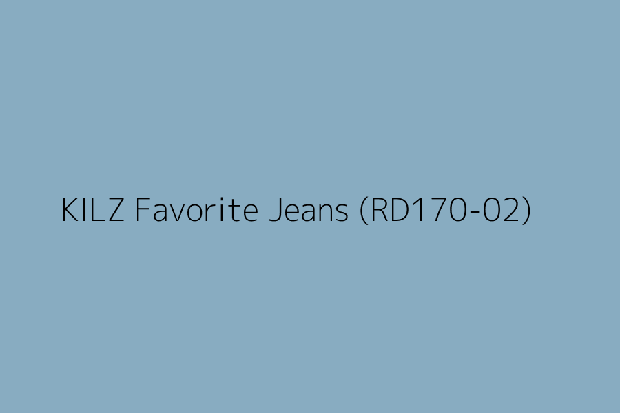 KILZ Favorite Jeans (RD170-02) represented in HEX code #88ACC1