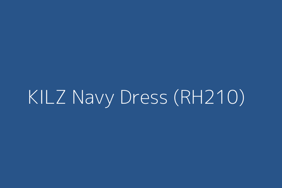 KILZ Navy Dress (RH210) represented in HEX code #285489