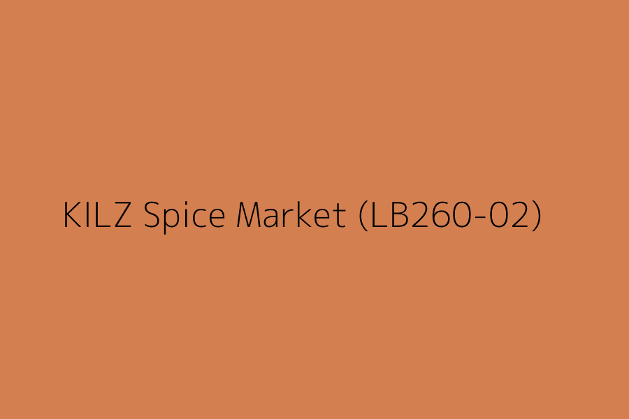 KILZ Spice Market (LB260-02) represented in HEX code #d37f50