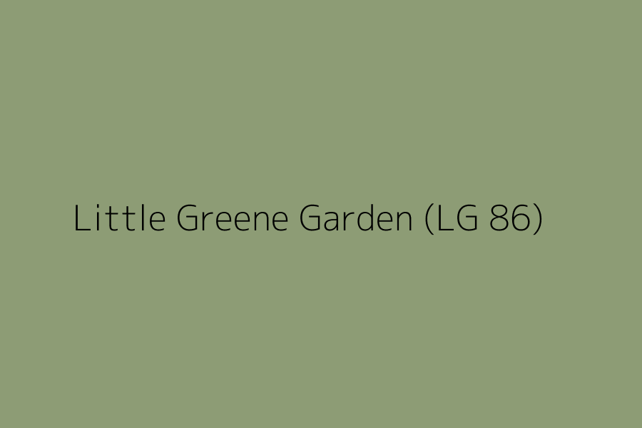 Little Greene Garden (LG 86) represented in HEX code #8d9c75