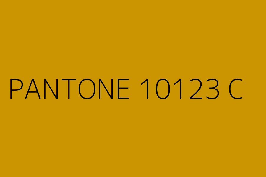 PANTONE 10123 C represented in HEX code #CA9501