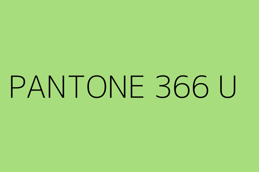 PANTONE 366 U represented in HEX code #A8DD7D