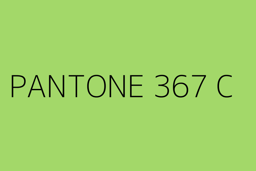 PANTONE 367 C represented in HEX code #A3D869
