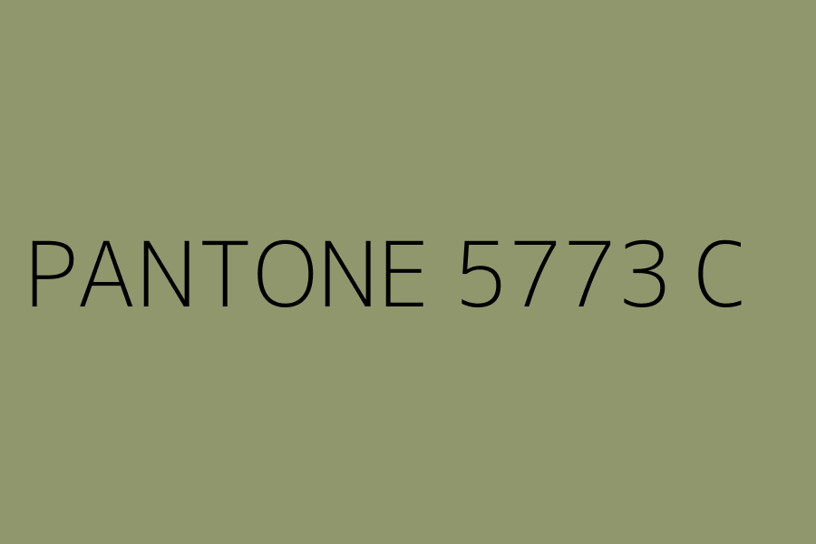 PANTONE 5773 C represented in HEX code #91976c