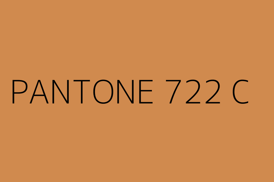 PANTONE 722 C represented in HEX code #d08a4e