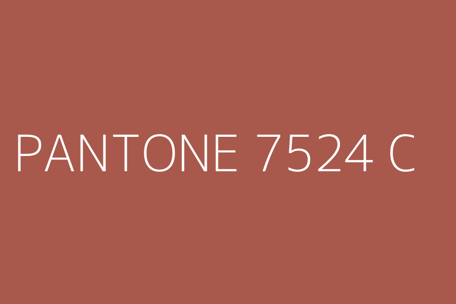 PANTONE 7524 C represented in HEX code #a8594c