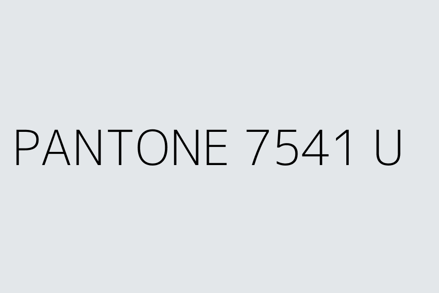 PANTONE 7541 U represented in HEX code #e3e7ea