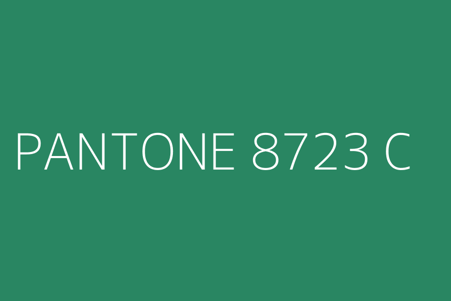 PANTONE 8723 C represented in HEX code #298662