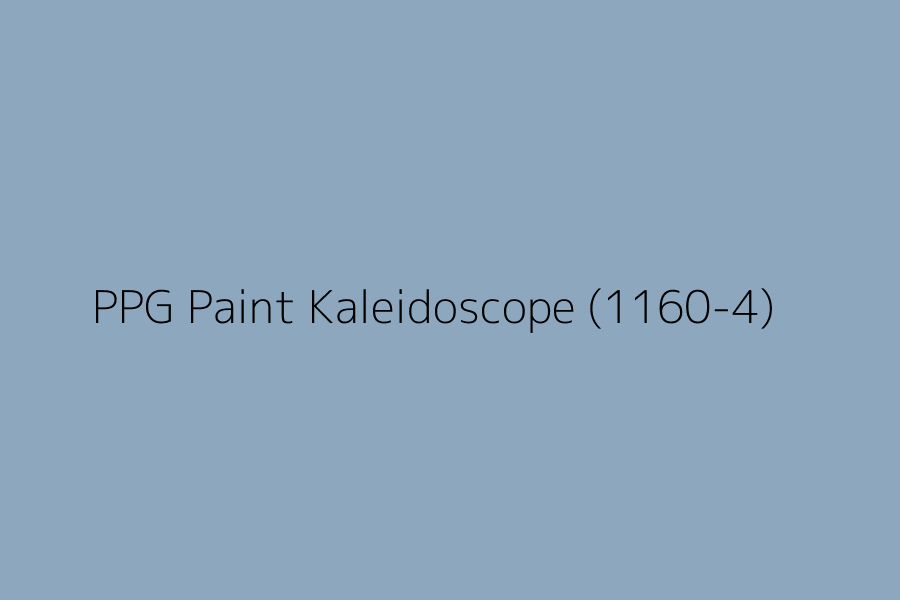 PPG Paint Kaleidoscope (1160-4) represented in HEX code #8da8be