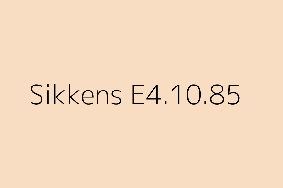 Sikkens E4.10.85 represented in HEX code #F9DDC2