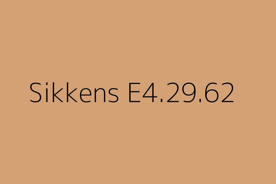 Sikkens E4.29.62 represented in HEX code #d4a174