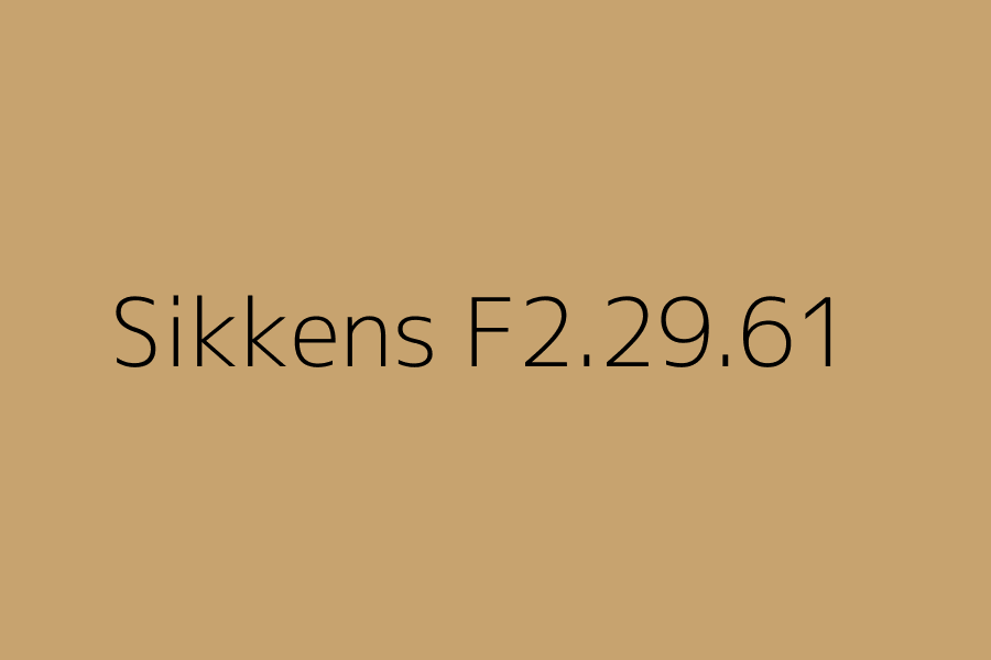 Sikkens F2.29.61 represented in HEX code #C7A36F