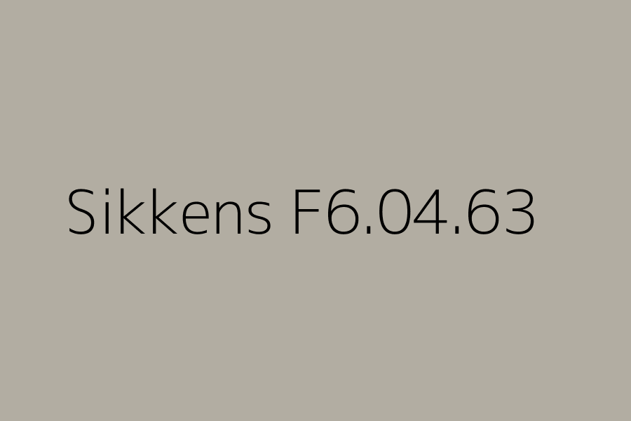 Sikkens F6.04.63 represented in HEX code #b2ada2
