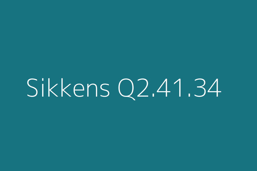 Sikkens Q2.41.34 represented in HEX code #17737F