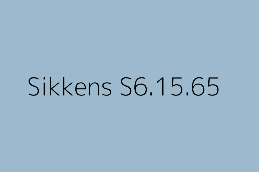Sikkens S6.15.65 represented in HEX code #97b5ca